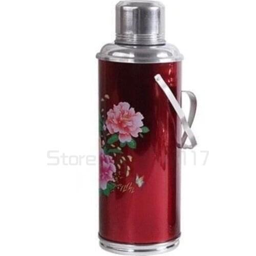 0.8/1.2l/2l Retro Travel Thermosflask Thermos Water Coffee Bottle Stainless Steel Coffee Cup Mug Heat Cold Preservation