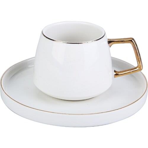 WONDERFUL MAGNIFICENT Karaca Karaca Saturn Set of 2 Porcelain Tea Cups YOUR QUALITY CUP WITH COFFEE WITH PLEASANT CONVERSATION F