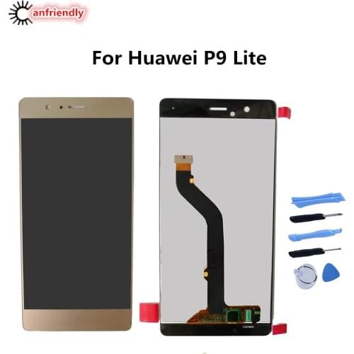 For Huawei P9Lite G9 VNS L21 L22 L23 L31 L53 LCD Touch+Display Screen Digitizer with frame Assembly for Huawei P9 P 9 Lite 5.2"
