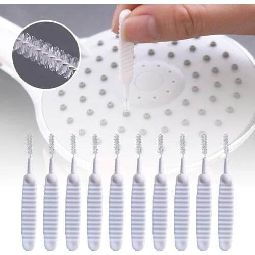 10/20/40pcs Shower Head Cleaning Brush Washing Anti-clogging Small Brush Pore Gap Cleaning Brush For Kitchen Toilet Phone Hole