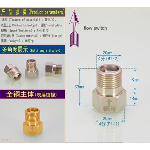 2pcs 1/2" Brass Check Valve BSP Female Thread Brass Stop Valve Free Shipping