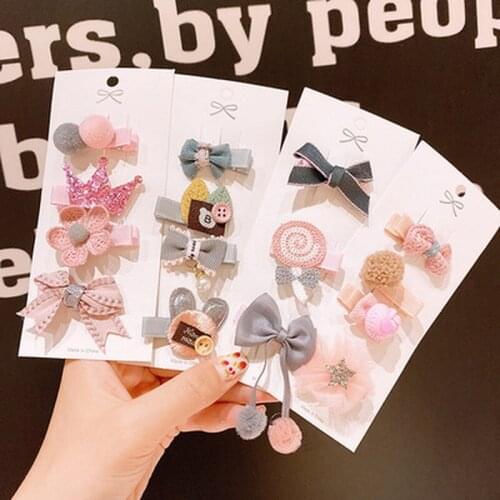 New 3pcs Children Cute Color Hairclip Girl Hair Accessories Baby Clip Cute Fashion Baby Hairpin Baby Girl Accessories Bebe