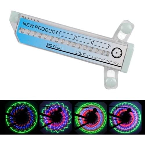 3D Bicycle Spoke LED Lights Bike Spinning 3D Light Bike Accessories Bicyle Part