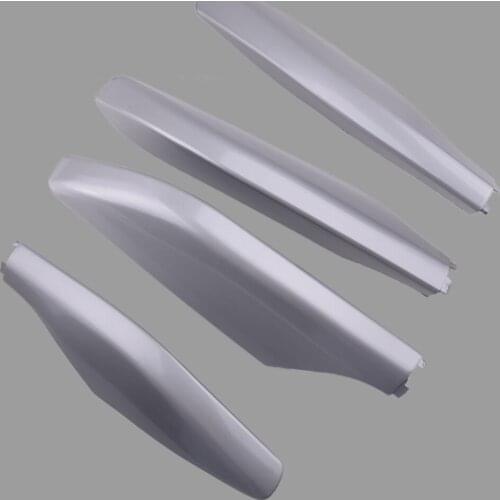 4pcs Car Plastic Silver Roof Rack Rail End Cover Cap Shell Fit For Toyota Land Cruiser Prado J120 2003 2004-2006 2007 2008 2009