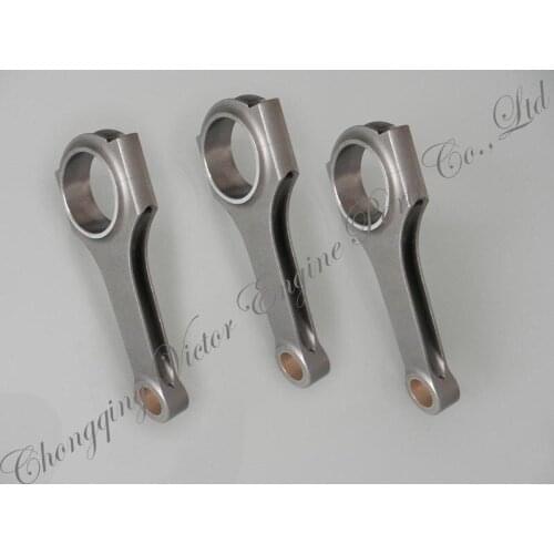 4340 forged steel H-beam connecting rod with bolts for Ford RSR2000 AU001 V6 with high quality
