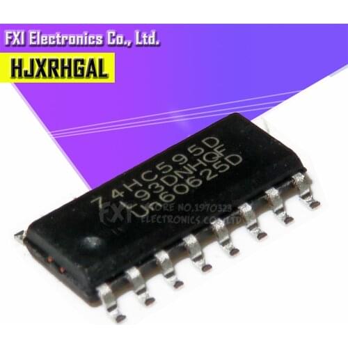 10PCS 74HC595D 74HC595 SOP16 SOP SN74HC595DR SMD New original