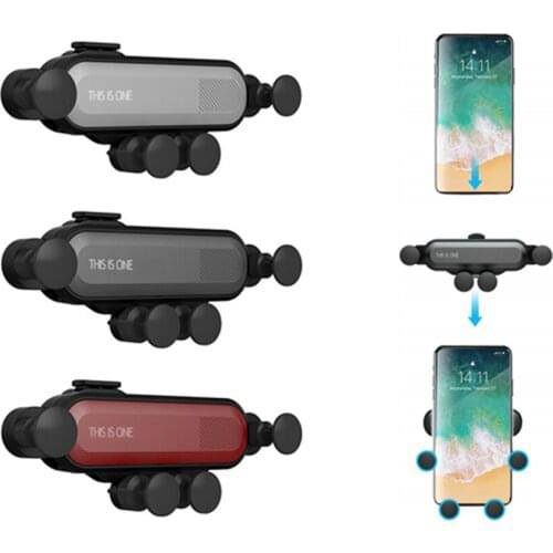 Car Phone Holder GPS Stand Gravity Auto-Grip Car Phone Stand Car Air Vent Mount Holder for iPhone X 8 Xiaomi mi 9t Huawei P30