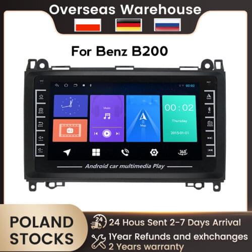 Android Car Radio Video Navigation Stereo WiFi CarPlay AUTO Multimedia Player For Mercedes Benz B200 W169 W245 Viano Vito W639