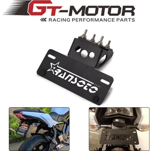 Free shipping Motorcycle Fender Eliminator License Plate Frame Bracket License Holder For Kawasaki Z650 Ninja 650 2017-2019