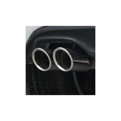 DoColors 2pcs/set Car Exhaust pipe covers Car styling Silencer Case for Volkswagen vw Beetle 1.2T 1.4T Passat CC ETC