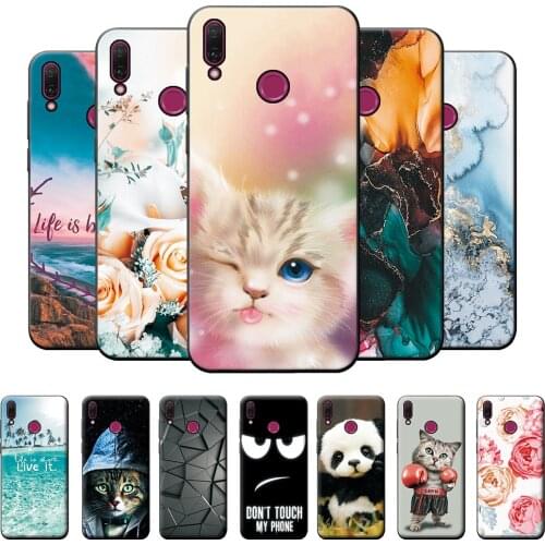 Case For Huawei Y9 2018 Case Huawei Y9 2019 Phone Shell For Huawei Y9A Y9s Soft Silicone Phone Case For Huawei Y9 Prime 2019 Cat