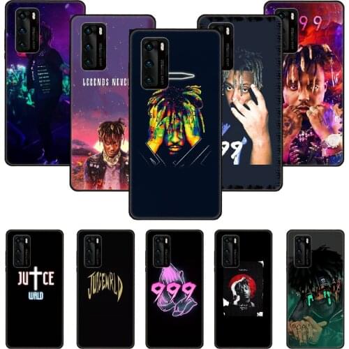 Phone Case For Huawei P20 P30 P40 P Smart Z + P10 Mate 30 10 20 Lite Pro Black Cover Hoesjes Silicone Prime Rap Juice Wrld