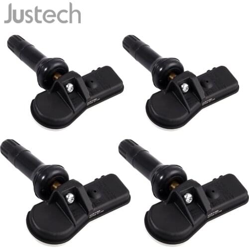 Justech 4 Pcs 433 MHz Tire Pressure Sensor With Rubber Valve Stem 52933-C1100 For Hyundai Tucson i20 RDK Sensor
