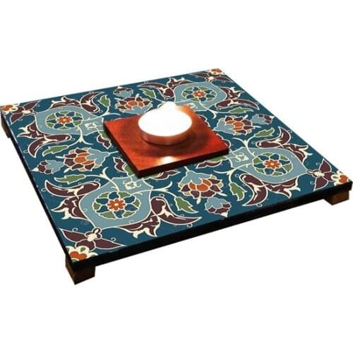 Wood Table Mumluğu-Decorative candle Holder candle and candlestick свеча и подсвечник vela y candelero