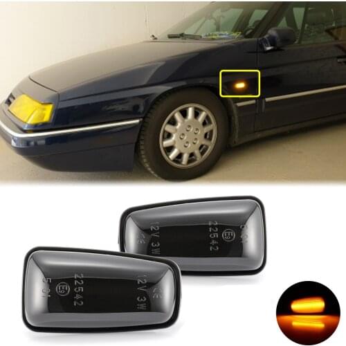 Dynamic LED Side Marker Light Turn Signal Blinker for Citroen Berlingo Jumpy Saxo Xantia ZX Peugeot 106 306 406 806 Car Styling