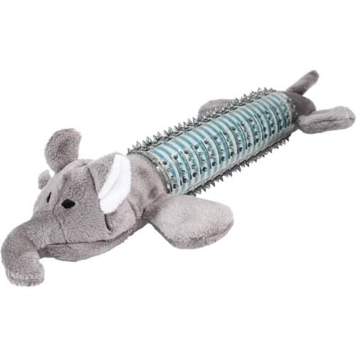 Dog Toy Plush Doll Toys Squeaking Animal Shape Cartoon Teeth Cleaning Medium Dog Puppy Chew Toy
