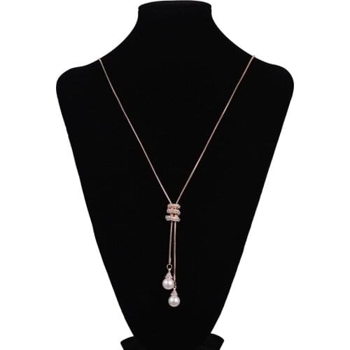 Женские ожерелья из жемчуга ISHOWTIENDA China At AliExpress