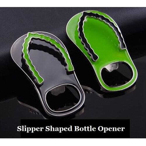 Cute Creative Beer Openers Slipper Shaped Sandal Flip-flop Beer Bottle Opener Cap ss1017