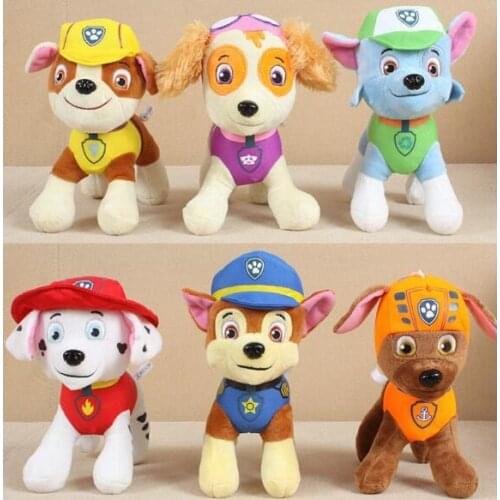 20cm PAW PATROL Plush Dogs PUP SKYE ZUMA Soft Kids Toy