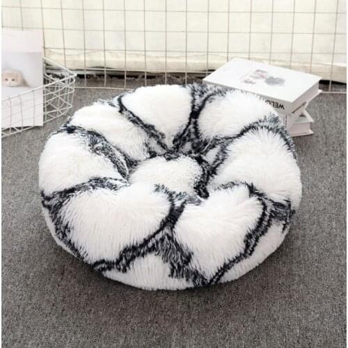 The calming dog bed Soft Long Plush Pet Cushion For Samll Large Dog House Cat Calming Bed Washable Pet Sofa Mat Pet Accessories
