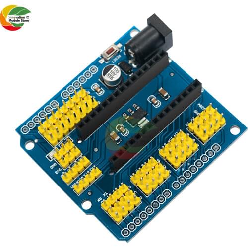 NANO I/O IO Expansion Sensor Shield Module For Arduino R3 Nano V3.0 3.0 Controller Compatible Board I2C PWM Interface 3.3V