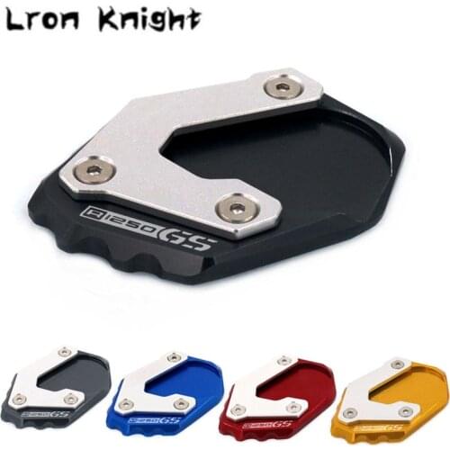 For BMW F750GS F850GS R1250GS F750 F850 R1250 GS 2018 2019 Motorcycle CNC Kickstand Foot Side Stand Extension Pad Support Plate