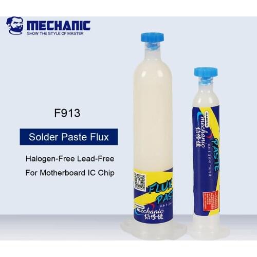 MECHANIC F913 Chips Repair Dedicated Soldering Flux Paste Lead-Free Halogen-Free Soldering Oil For IPhone Motherboard BGA Repair