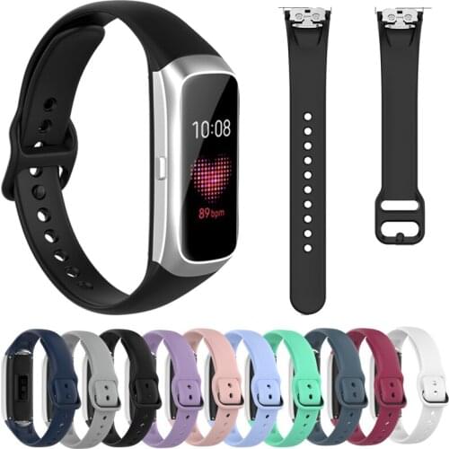 For Samsung Galaxy fit SM-R370 Smart Bracelet Silicone Strap Band Sport Watchband Replacement Wristband Accessories