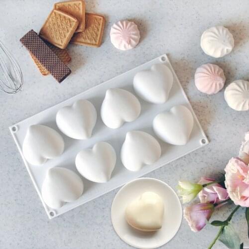 SJ Upgrade Silicone Molds Cake Molds Love Heart Baking Tray Mousse Molds Cake Decorations Molds Chocolate Tools Candy Bakeware