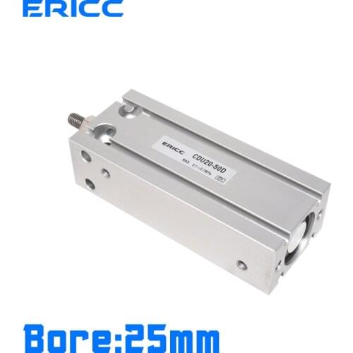 SMC TYPE CDU25 CU25 series Free Mount Cylinder Double Acting Single Rod Bore 25mm-5 to 50mm CDU25-5D/10D/15D/20D/25D/30D/40D/50D