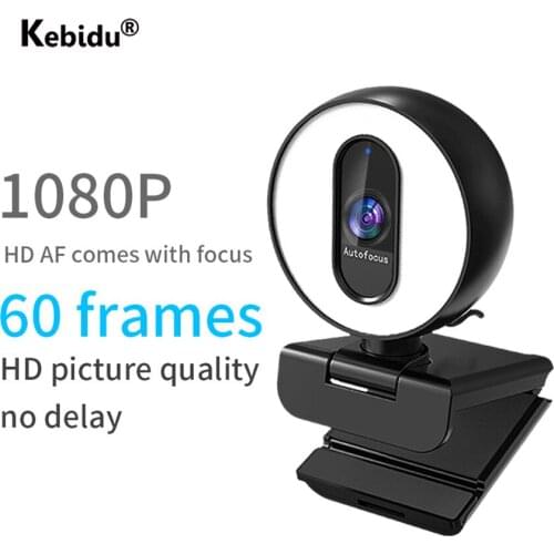 Webcam Auto Focus USB Web Camera with Microphone Full HD 1080P For PC Laptop 1080P Web Cam for Online Study Conference Youtube