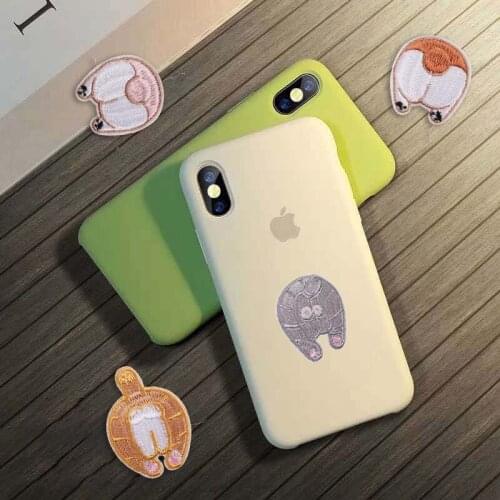 Embroidery cloth stickers computer embroidery badge cartoon version of animal back view twisting clothes decoration patch