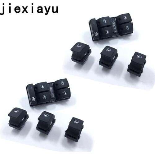 2set Car Window Lifter Switch Power Control Switch 4FD 959 851A For A6 S6 RS6 A3 S3 Q7 4F0 959 851 and 4F0 959 855A
