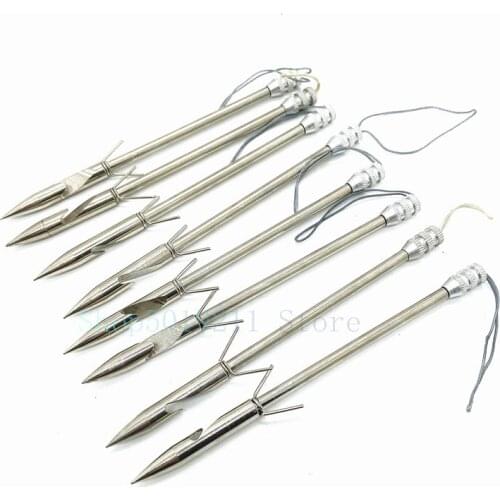20/50pcs 143mm Hunting Fishing Arrows Stainless Steel Slingshot Darts Fishing Slingshot Arrows Shooting Dart
