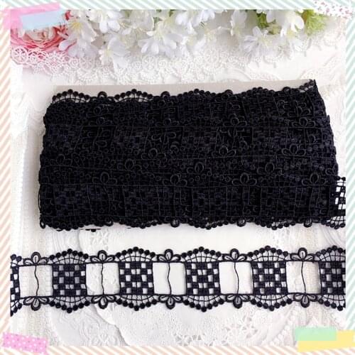 5cm wear black openwork lace soluble ribbon DIY handmade lace clothing accessories