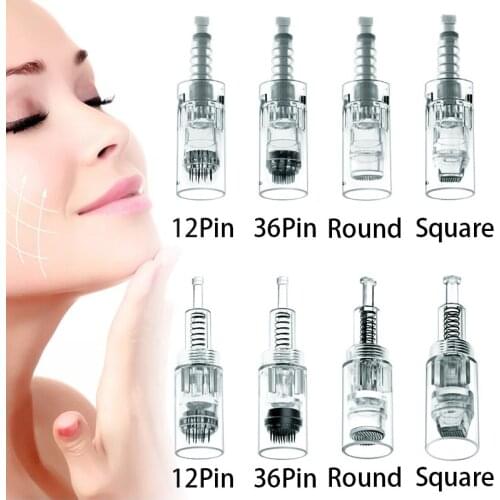 50pcs Suitable For Wireless Electric Nano-Microporous Treatment Pen Quickly Imported Into Spiral Shape Beauty Tools Accessories