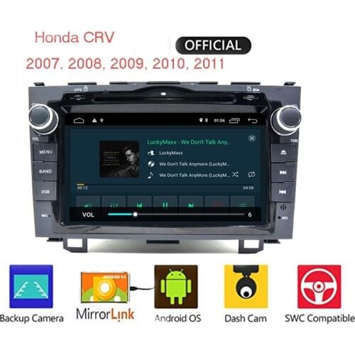 2 Din android 9.0 auto radio multimedia reproductor dvd for Honda CRV CR-V 2006-2011 gps car navigation STEREO