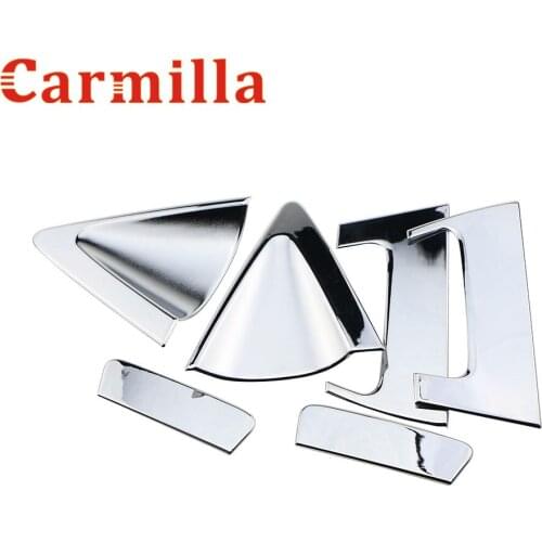 Carmilla 6pcs/set Car Exterior Body Door Handle Sticker Chrome Cover Bowl Kits For Honda HRV HR-V Vezel 2015 2016 2017 Acc