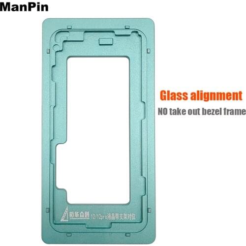 LCD Alignment Mold for iPhone 12Pro Max 12 Mini OCA Laminating No Remove Screen Bezel Frame Unbend Flex Cable Pad Repair Tools
