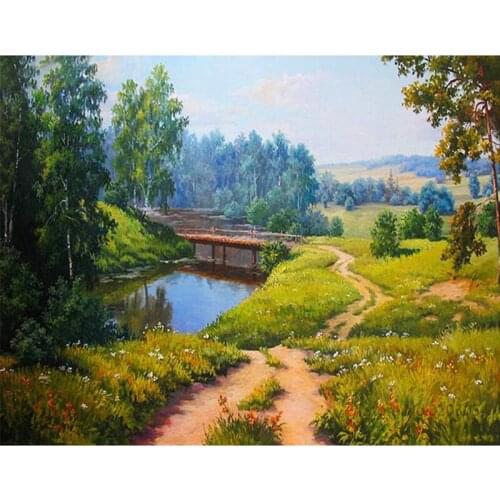 Landscape Picture 5D Diy Diamond Painting Cross Stitch Full Square Round Mosaic Pattern Embroidery Wedding DecorationZP-4153