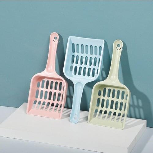 Kapmore 1pc Plastic Cat Litter Scoop Non-Stick Cat Litter Shovel Kitten Scooper Pet Supplies Pet Accessories