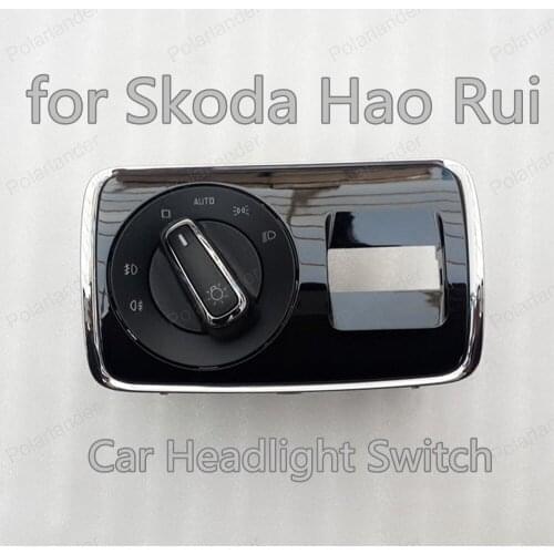 Polarlander Car Headlight On/OFF Switch Knob Button for S/koda Hao R/ui 3TD941431 Fog Headlight Lamp