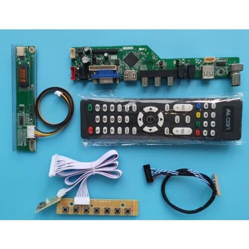 Kit for VGA USB AV 1CCFL LT141X2/LTN141X7/LTN141X8 display 20Pin LVDS 1024*768 controller board HDMI-compatible