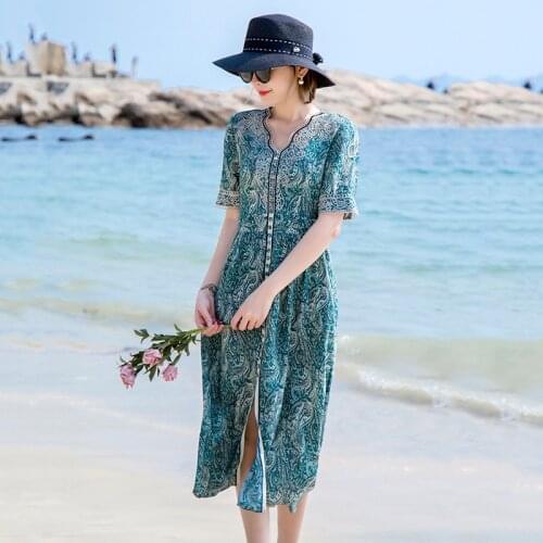 KXMZ Summer Dresses With A Slit