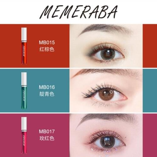 MEMERABA party mascara is long, thick, warped and durable, waterproof multi-color mascara T1424