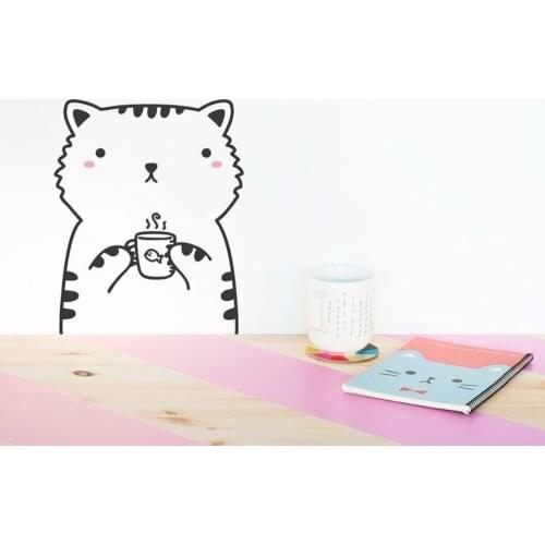 Minimalism Nordic Cute Animal Theme DIY Wall Sticker For Kids Room Wallpaper Living Rooms Kindergarten Home Decor Stickers