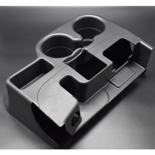 Attachment SS281AZAA for Dodge Ram 1500 2500 3500 2003-2012 Black Central Control Water Cup Holder Storage Box