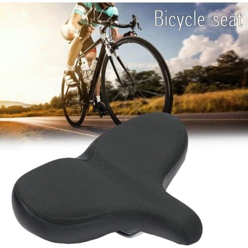 Extra Wide Bicycle Seat Bike Saddle Beach Cruiser Exercise Cushion Saddle Oversized Bicycle Seat Comfortable Breathable