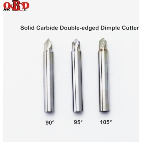 Raise 4.5mm Double-edged Carbide End Milling Cutters for Key Cutting Copy Duplicating Machine Accessories Sets Drill Bits Tool