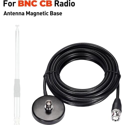 (Applicable to BNC Male CB Radio Antenna )Magnetic Base Adapter Extension Cable 3M/5M BNC Male Connector For Kenwood
